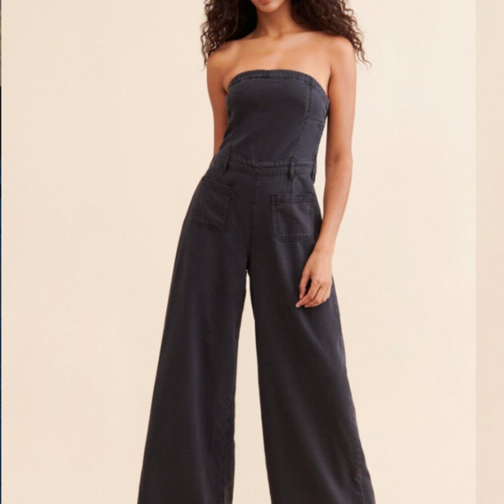 Pilcro The Skipper Strapless Jumpsuit